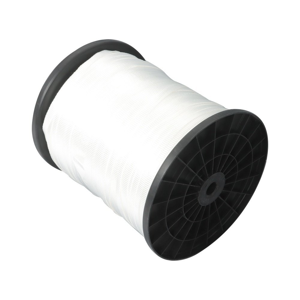 Polyester Pulling Tape Mule Tape Tensile Capacity Gardening for Packaging White