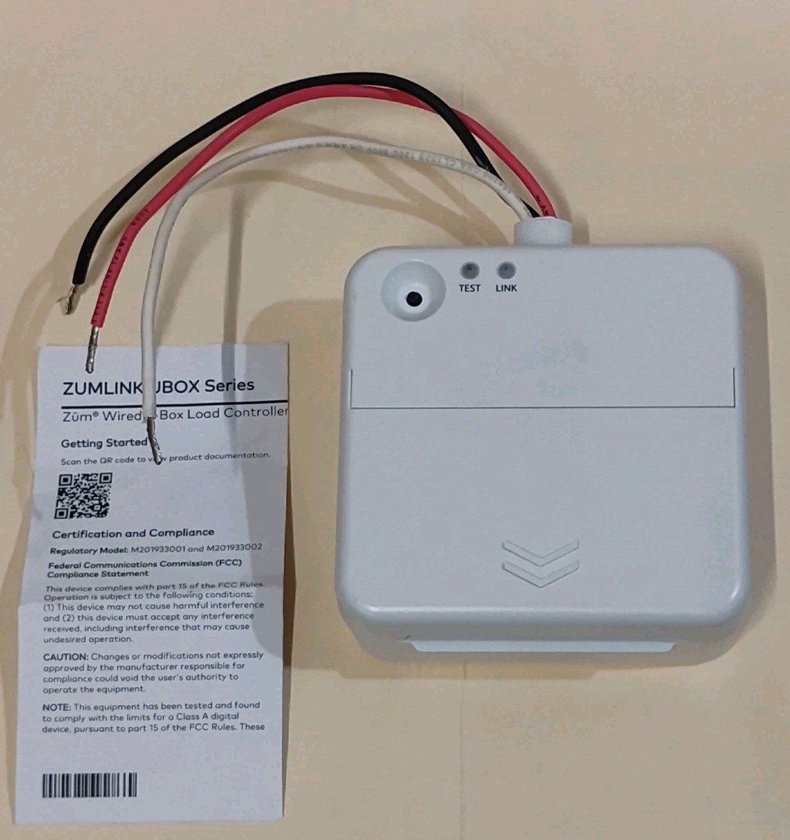 5pc Lot- Crestron Zumlink Jbox-20a-sw Load Controllers 20193002 FULLY FUNCTIONAL