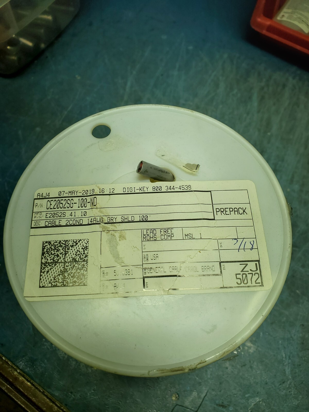 E2052S.41.10 General Cable Carol Brand 2 Conductor 14AWG Shielded Prysmian