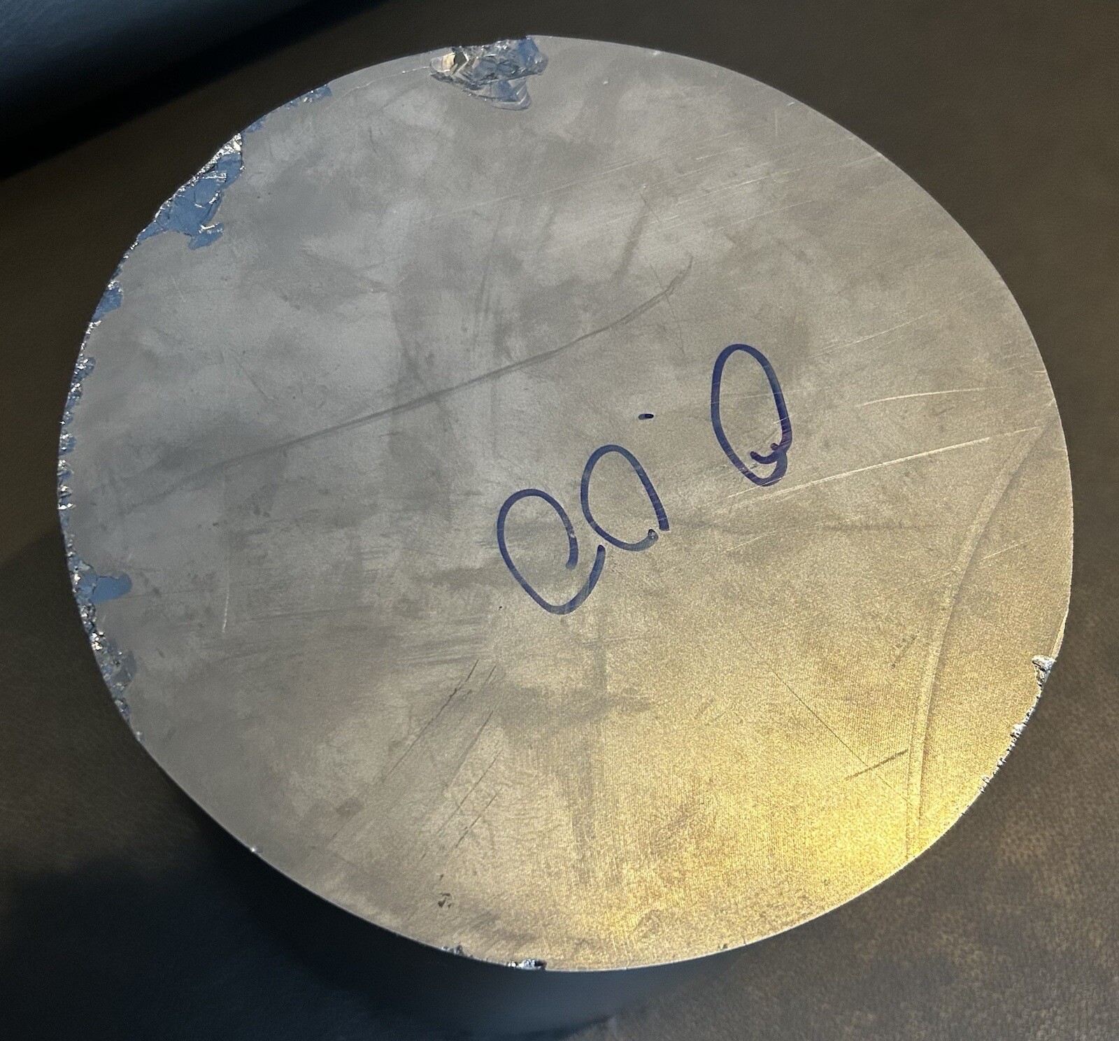 Silicon Si Crystal Ingot Wafer Material 14lbs 13oz. 6” tall x 6” diameter