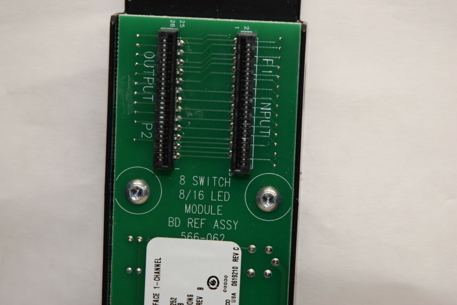 SIMPLEX 8 8/16 LED Switch Assy 566-062 4100-1252 for 4100 Fire Alarm Panel