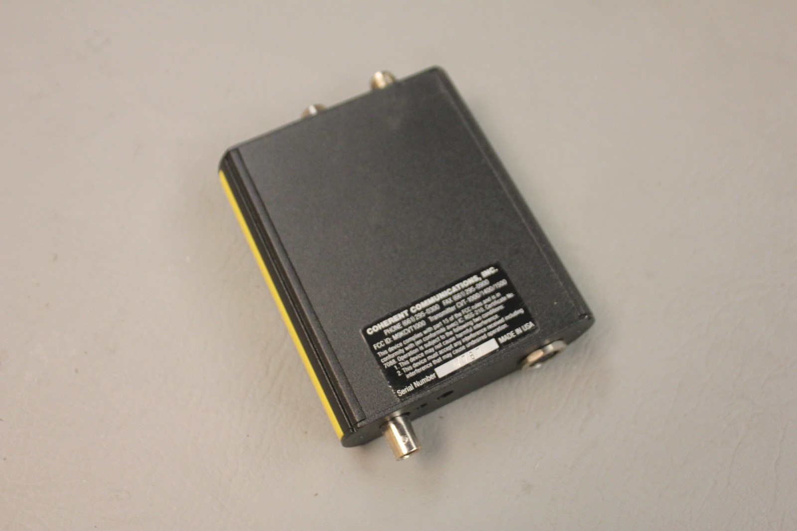 COHERENT COMMUNICATIONS CVT-1500 AUDIO VIDEO TRANSMITTER