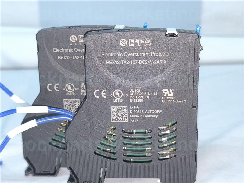 LOT 2PCS ETA Germany REX12-TA2-107-DC24V-2A/2A Electronic Overcurrent Protector