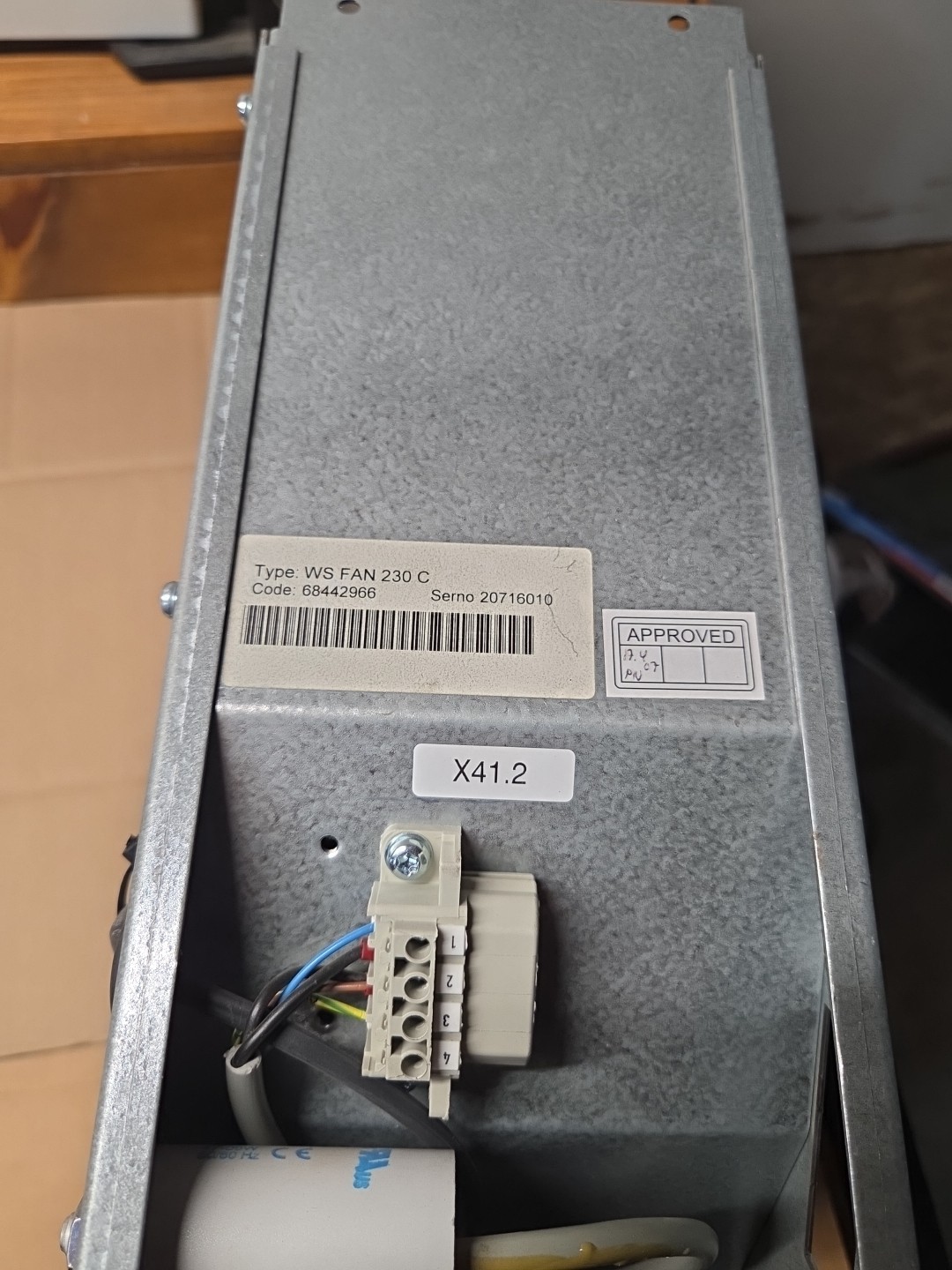 68442966 WS Fan 230 C – Ebmpapst Fan Enclosure w/ M2E068-DF Fan