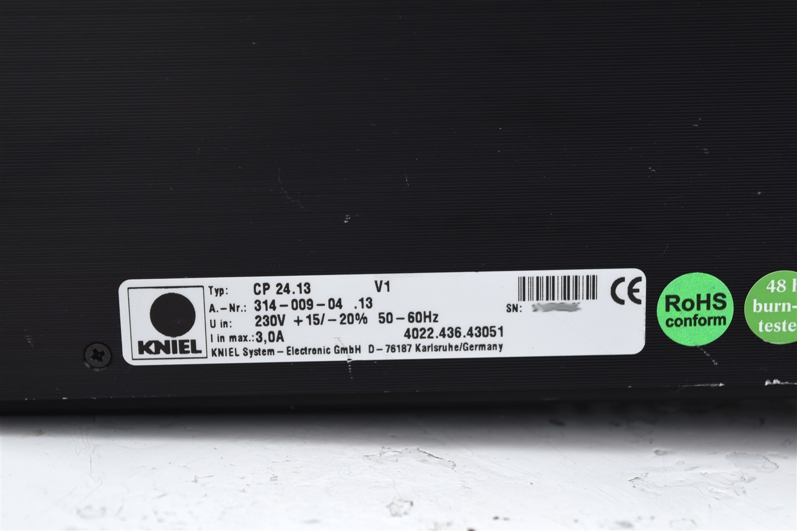LOT of 2 x Kniel System Power Supply Type: CP 24.13