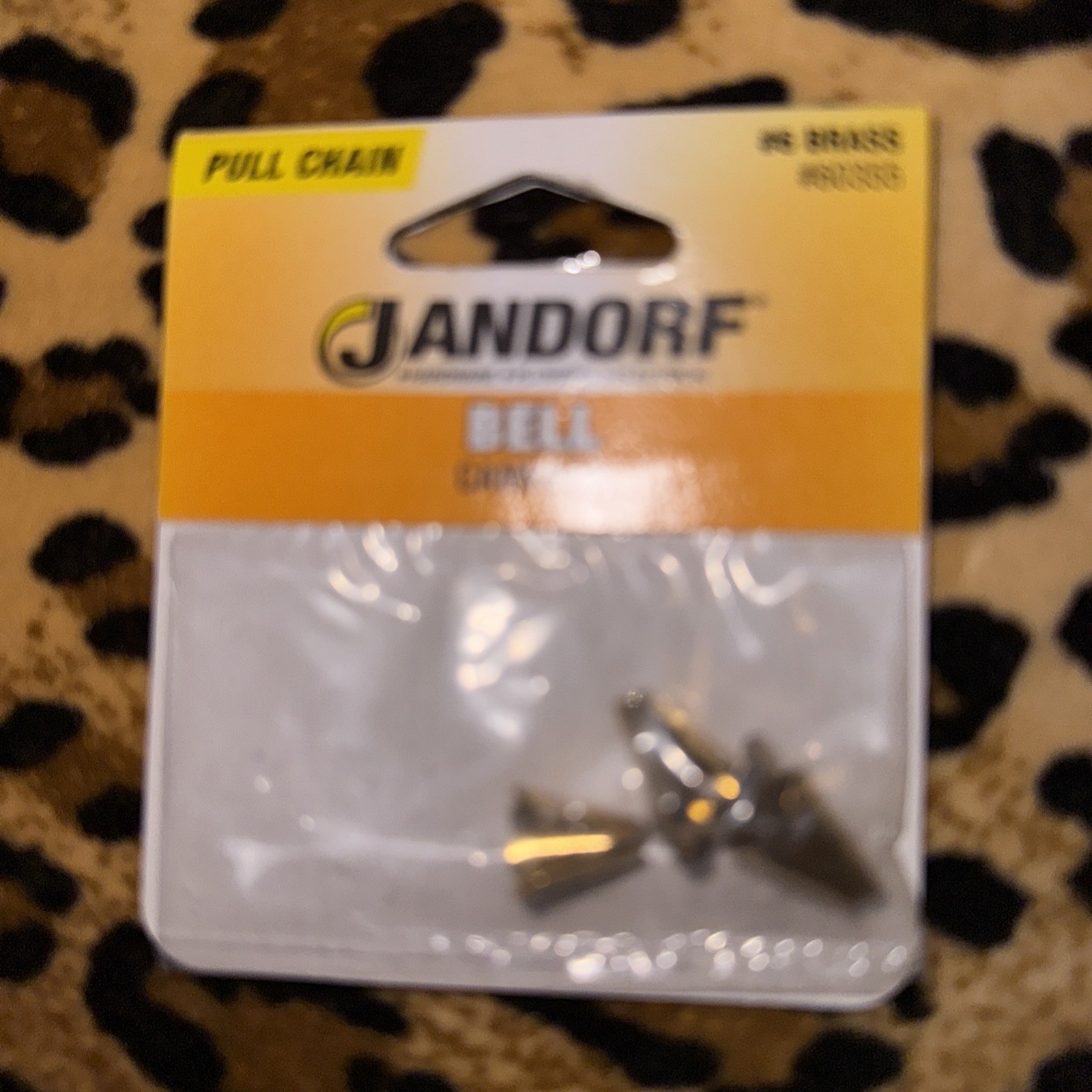 Beaded Lamp Pull Chain Bell Brass #6 5 Pack Jandorf 60355 1390