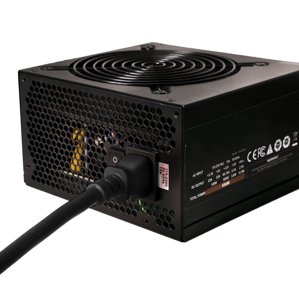 AC Power Cord, 5-15P to C13, 6 ft, 10A/125V, 18/3 AWG – Iron Box # IBX-4908-06