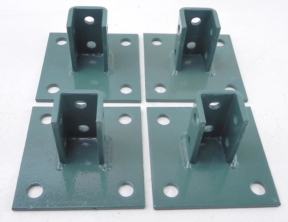 Thomas & Betts Square Post Base AP232SQHDG (4 Parts)