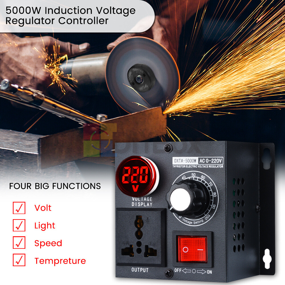 AC 110V/220V Thyristor Electronic Voltage Stabilizer Regulator Speed Controller