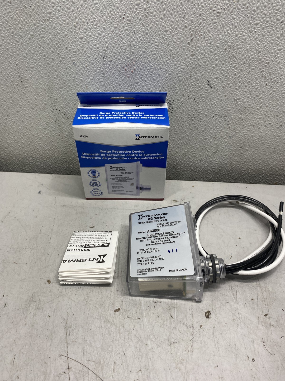 Intermatic Surge Protective Device AG3000