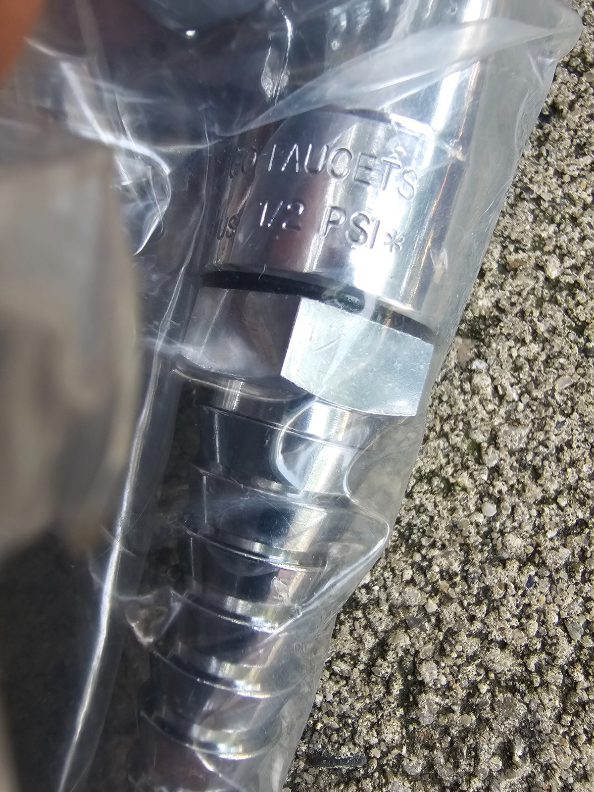 Made in Italy Chicago Faucets 909-AGVCP 3/8 NPT Single Ball Valve Gas Air Vacuum