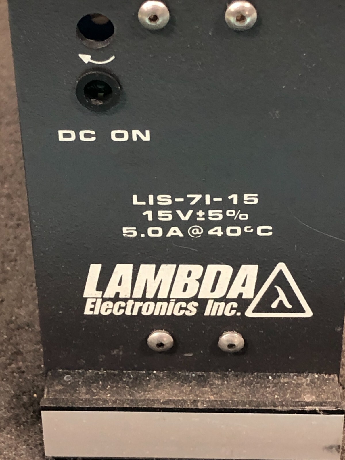 Lambda LIS-71-15 Power Supply AMAT 1140-00078, 172772