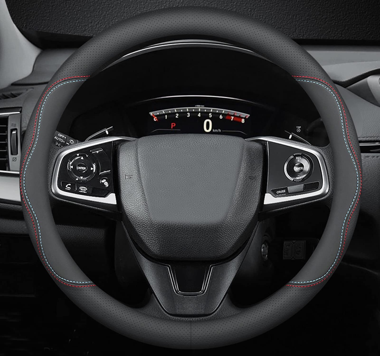 Car Steering Wheel Cover Compatible with Ford Transit Connect 2025 2024 2010-…