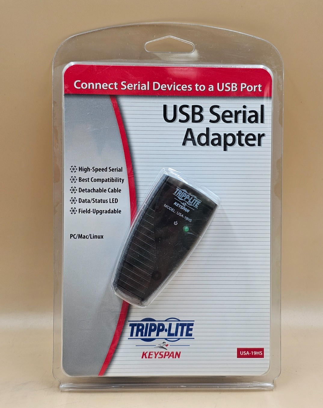 Tripp-Lite USB Serial Adapter USA-19HS