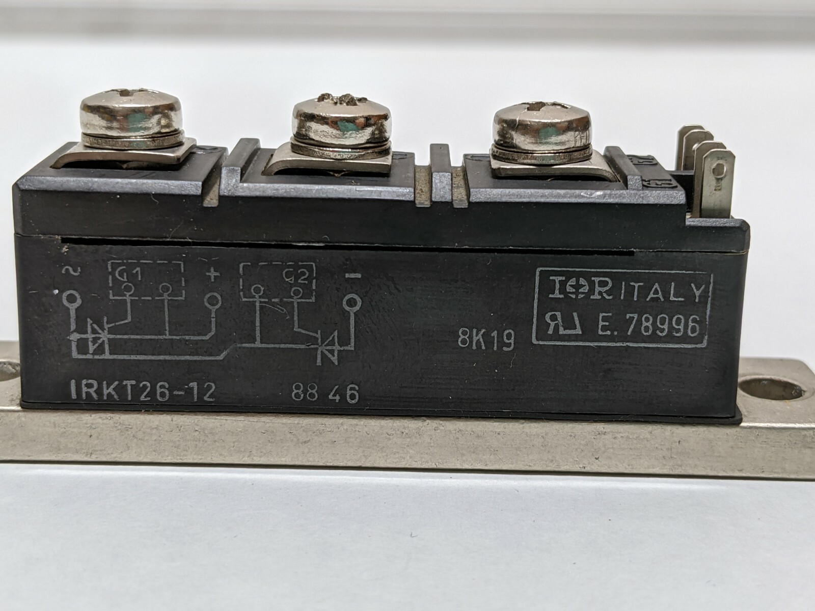 4 pcs. IRKT26-12 Power Module Supply Made in Italy (USED).