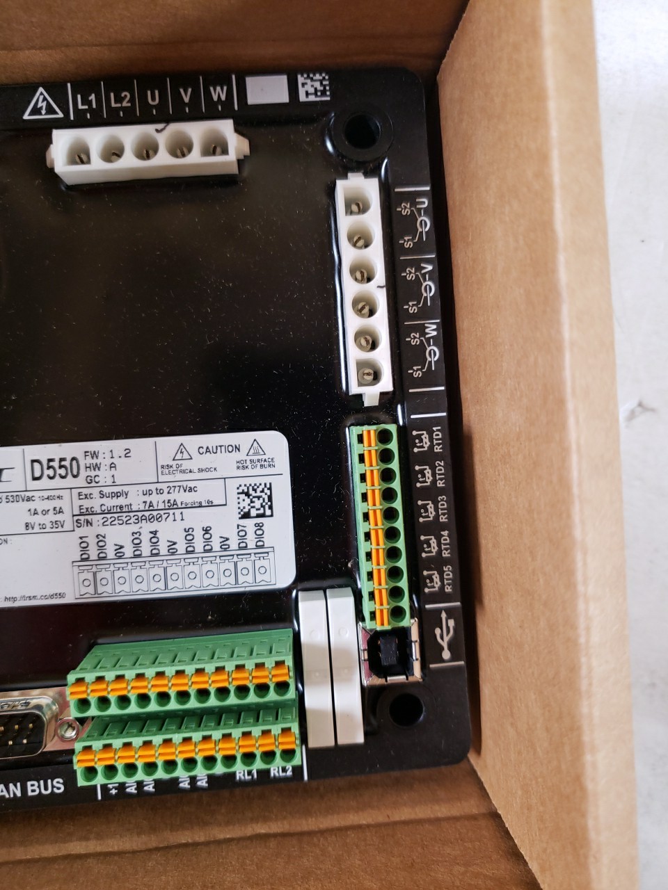 D550 Leroy Somer Automatic Voltage Regulator New&Original- 5157122