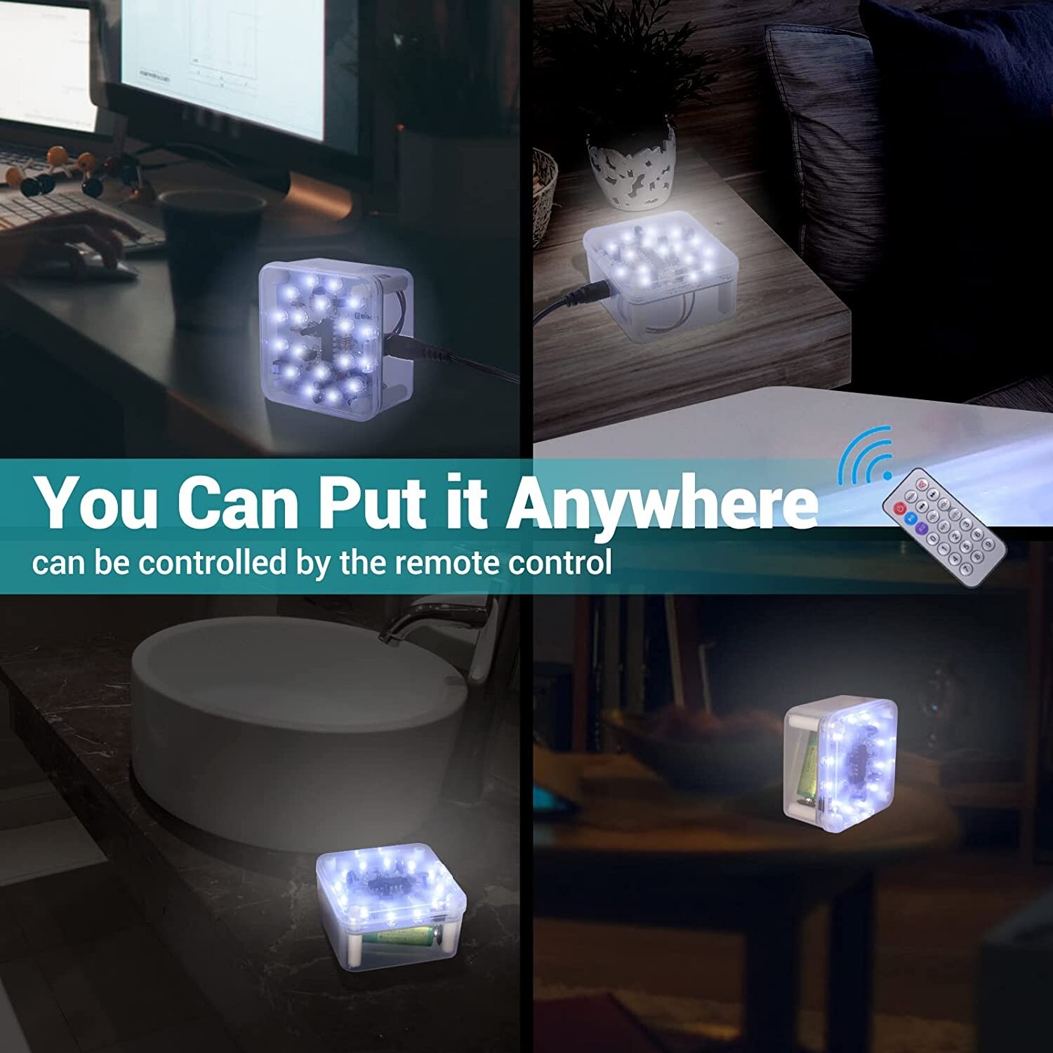 White LED Night Light Lamp DIY Electronics Kit Soldering Practice For Students