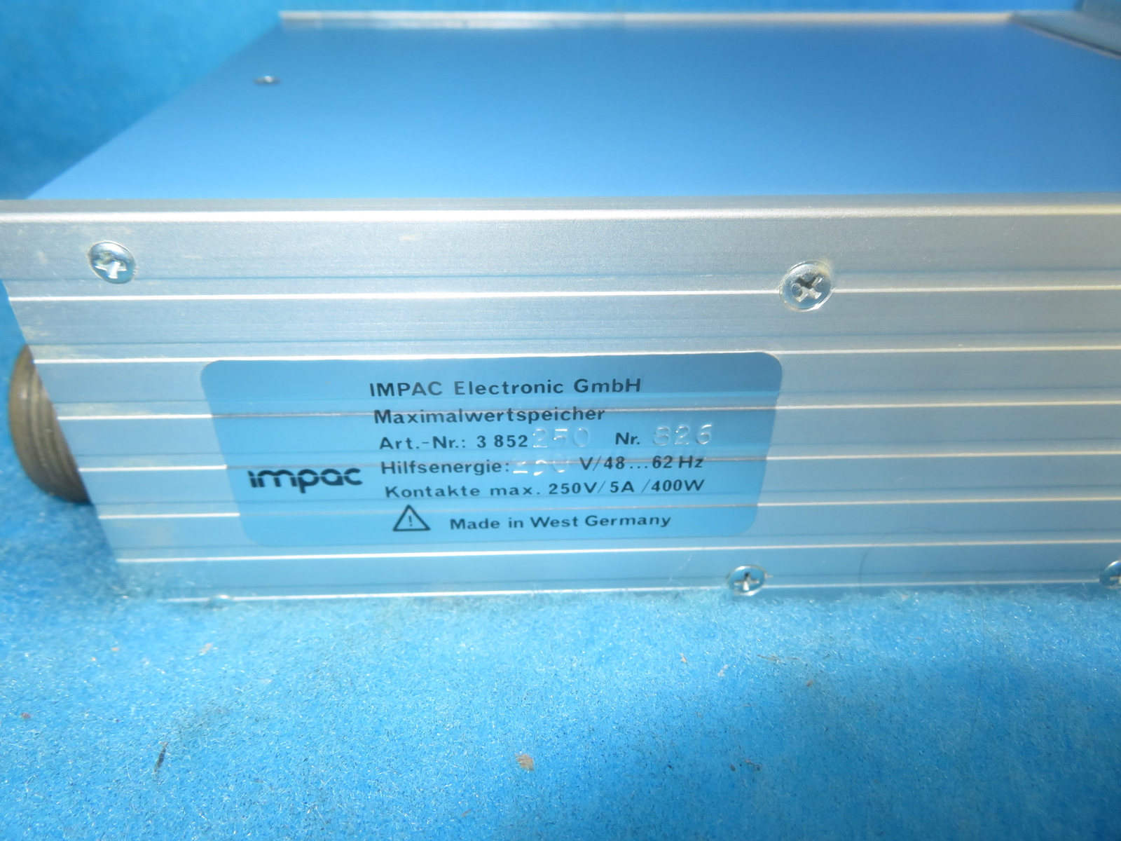 IMPAC 3 852 250 Electronic GmbH maximum value storage + 1 Year Warranty