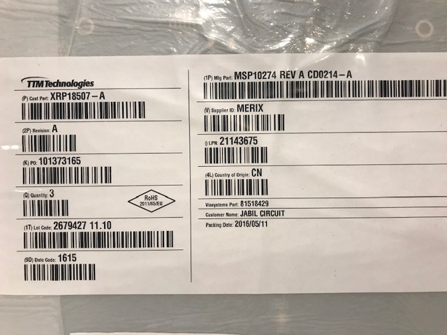 Lot of 3 TTM Technologies XRP18507-A MSP10274 Circuit Boards FAST FREE SHIPPING