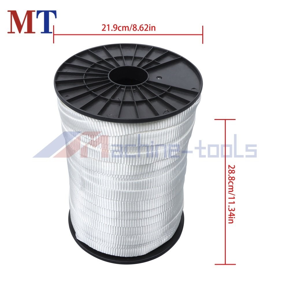 3/4″ x 528′ Mule Tape Flat Rope Polyester Pull Tape 2500 Lbf Tensile Capacity