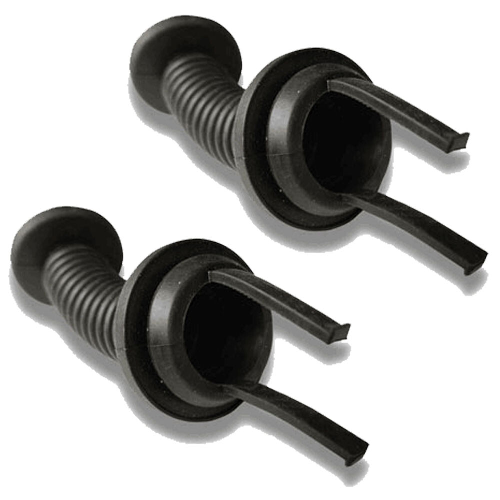 2 PCS 30*30mm Car Harness Wiring Door Tube Rubber Sleeve Dust-proof Tubes US