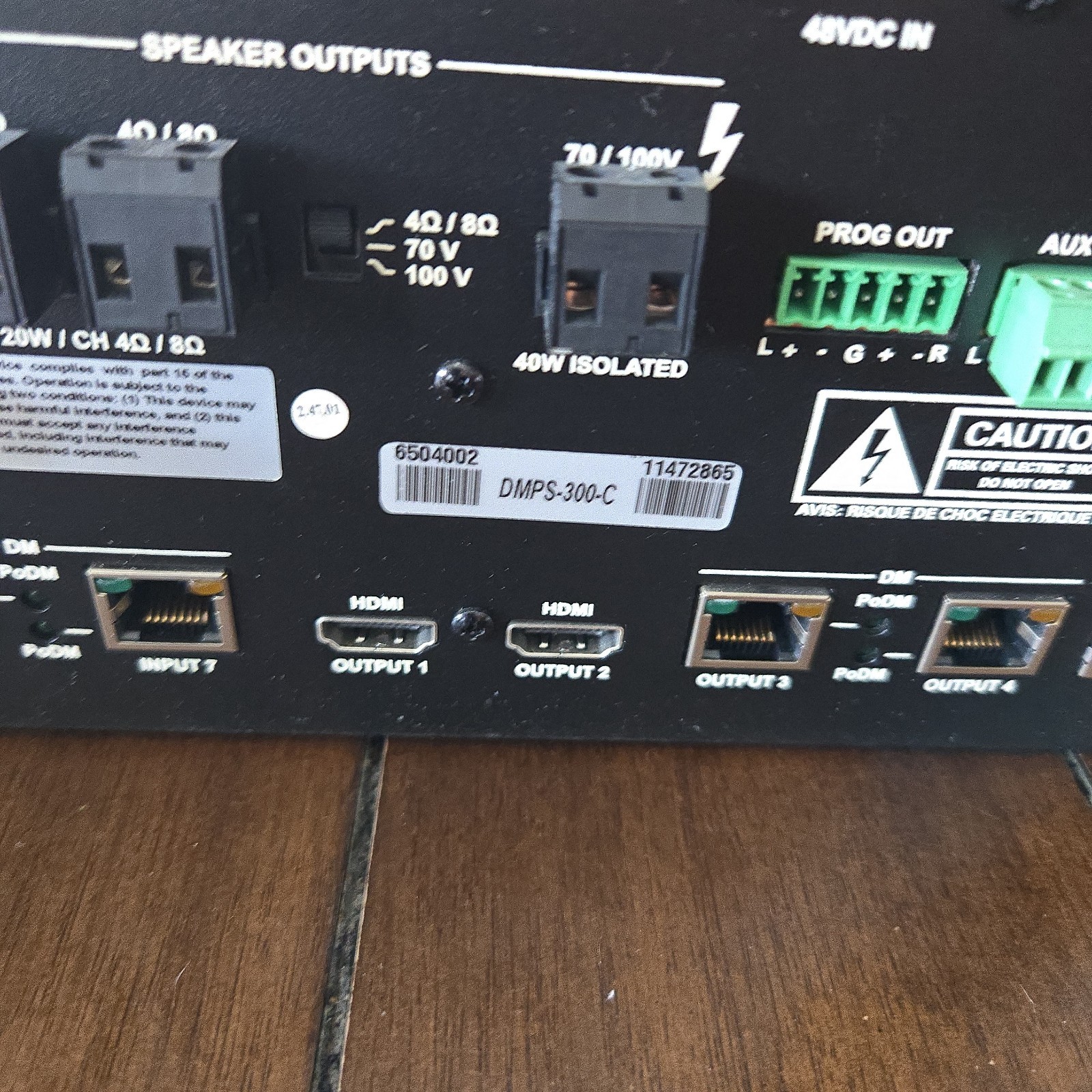 Crestron DMPS-300-C DigitalMedia Presentation System 300 USED