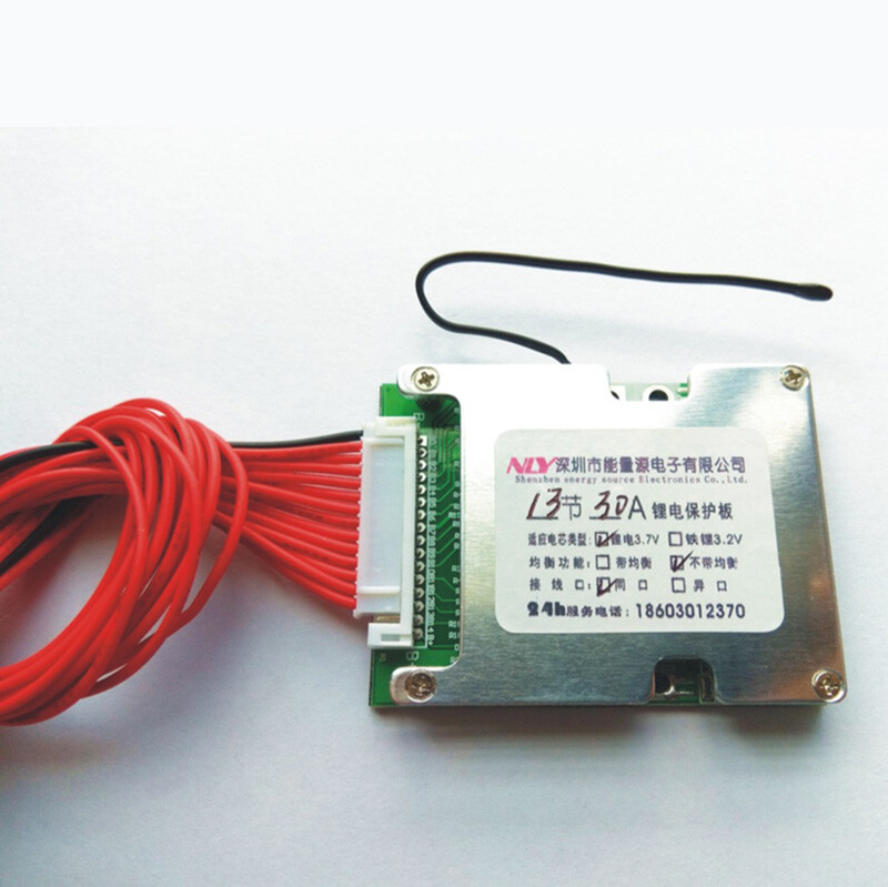 13S 48V 30A Li-ion Lithium Cells Protection Battery BMS PCB Balance Board