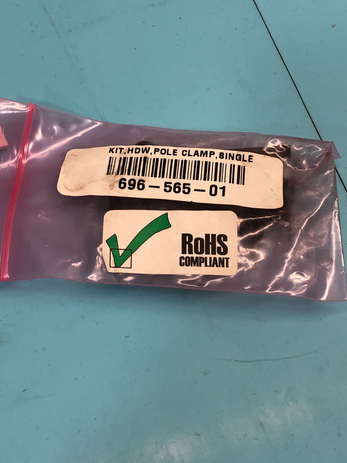 3 ERGOTRON 60-199-003 KIT, HDW, POLE CLAMP, SINGLE,696-565-01,ROHS, 192040