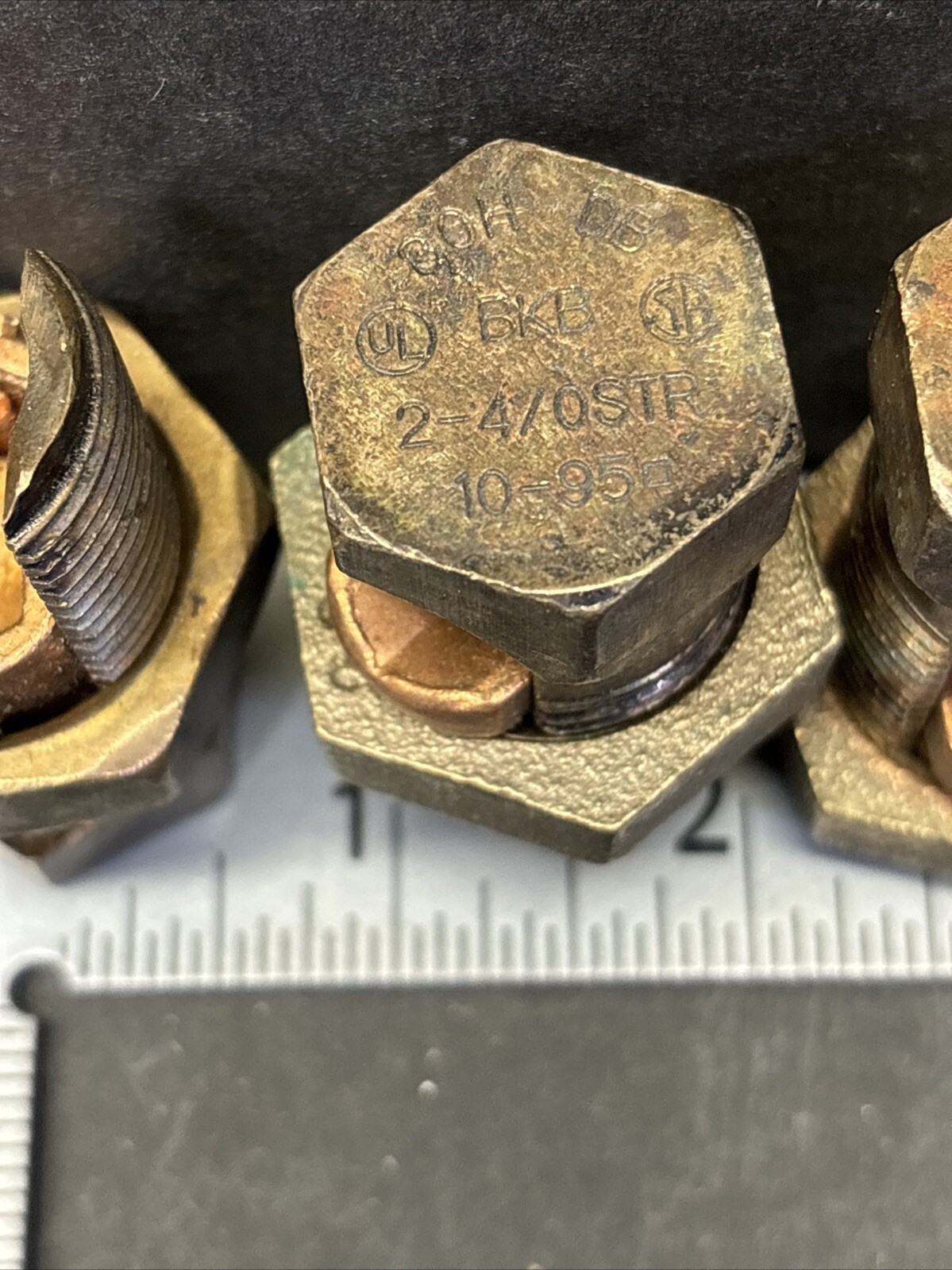 3- BKB 30H DB 2-4/0 OSTR 10-95, Blackburn, S/Bronze Split Bolt Bolted Connector
