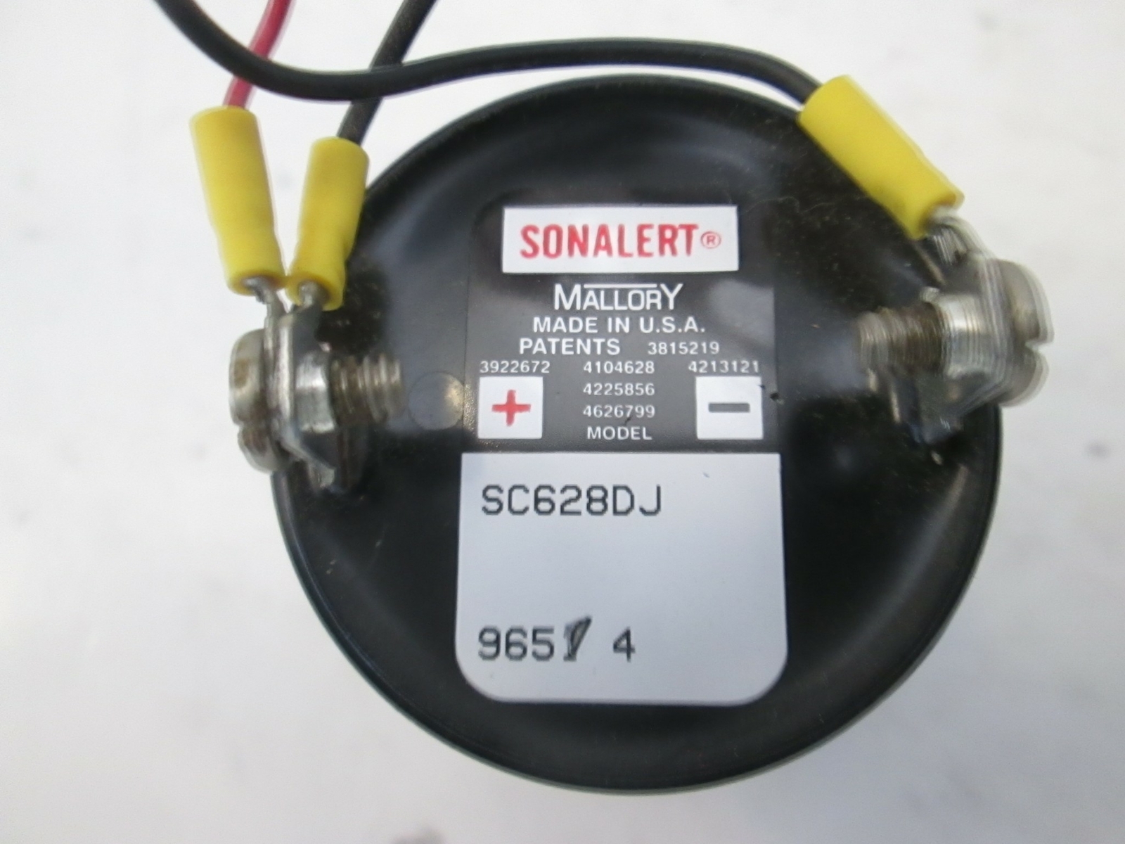 Mallory SC628DJ Sonalert Electronic Signal, Used