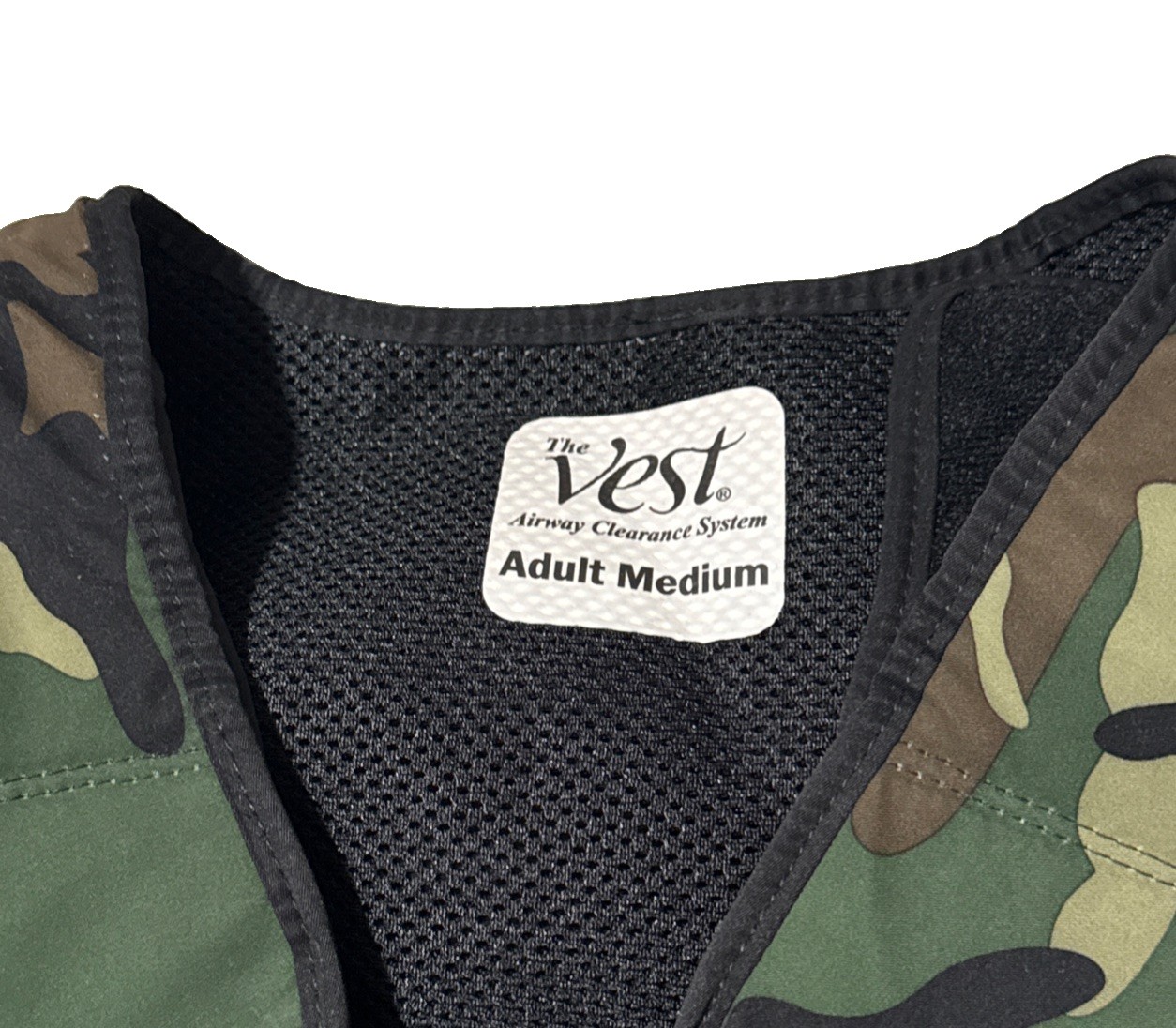 Hill-Rom The Vest Airway Clearance System Adult -Medium – Camo (Vest Only)