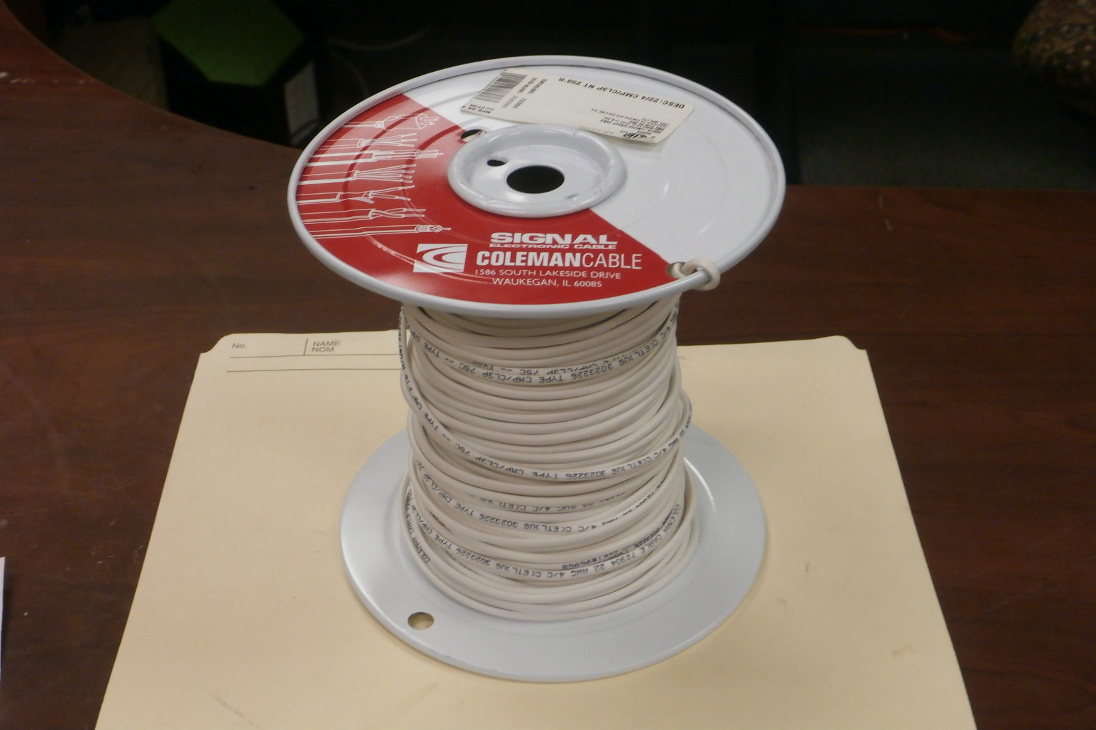 Signal Coleman Model 72304 New Cable (Est. 300 ft) Lot of 2