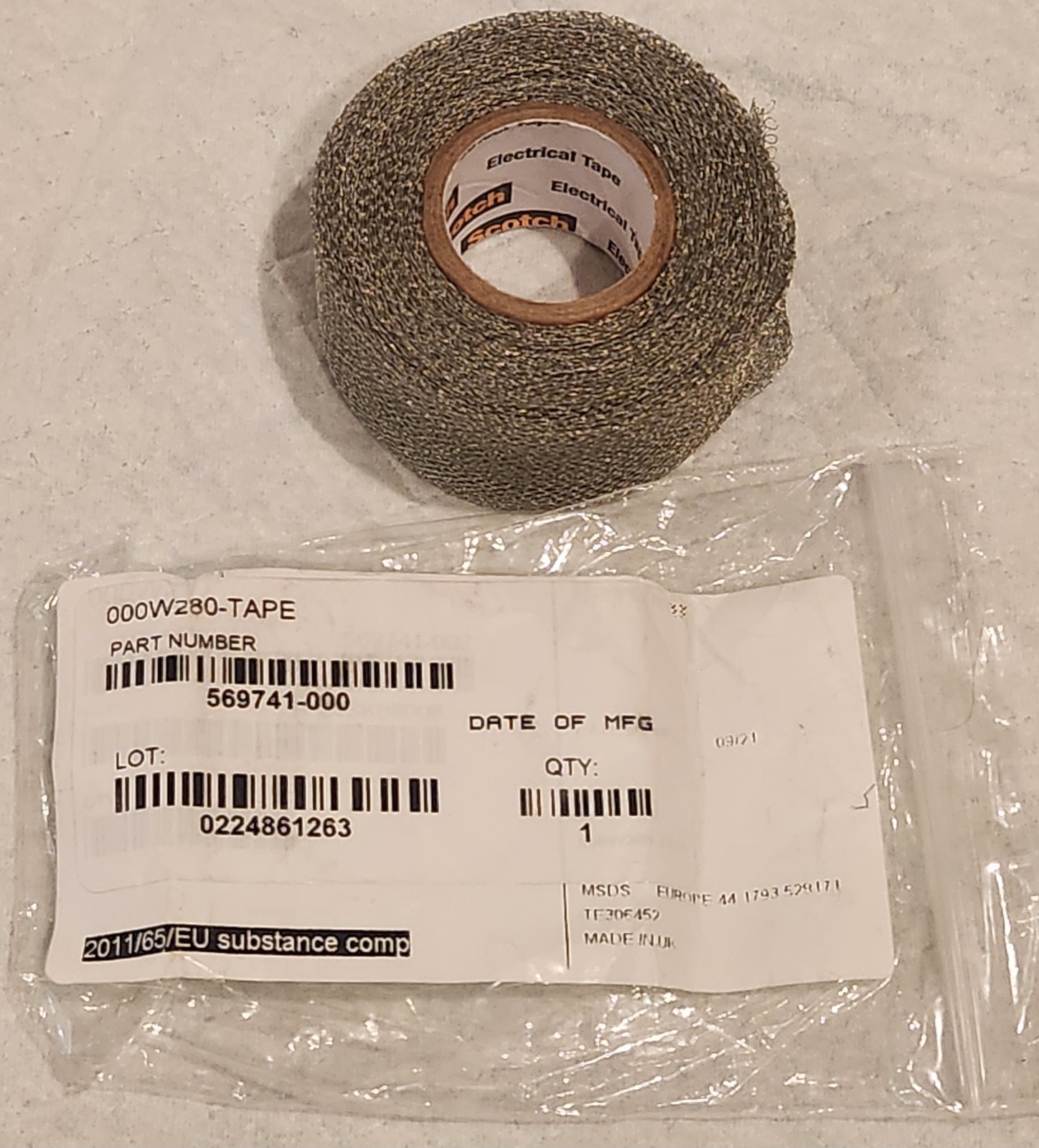 TE Connectivity/Raychem Electrical Shielding Tape 000W280-Tape
