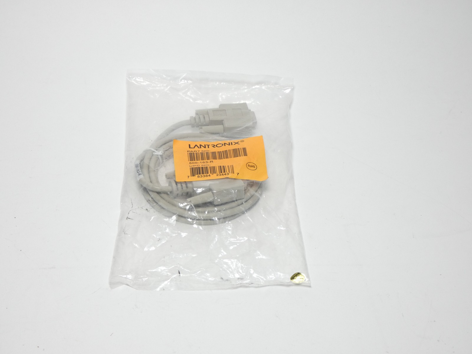 Lantronix 500-163-R DB25M/DB9F Modem Serial Cable – NEW Surplus!