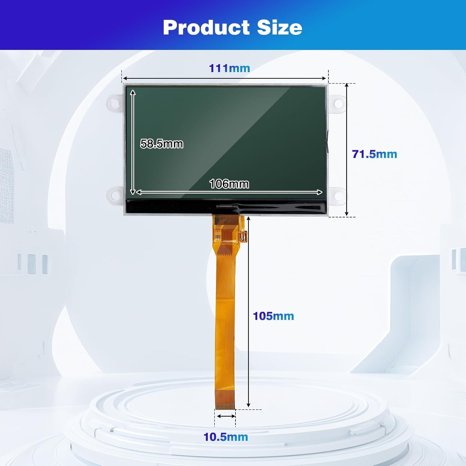 76-50248-00 AM LCD DISPLAY FOR CARRIER TRANSICOLD X4 7500 7300 6500 765024800AM