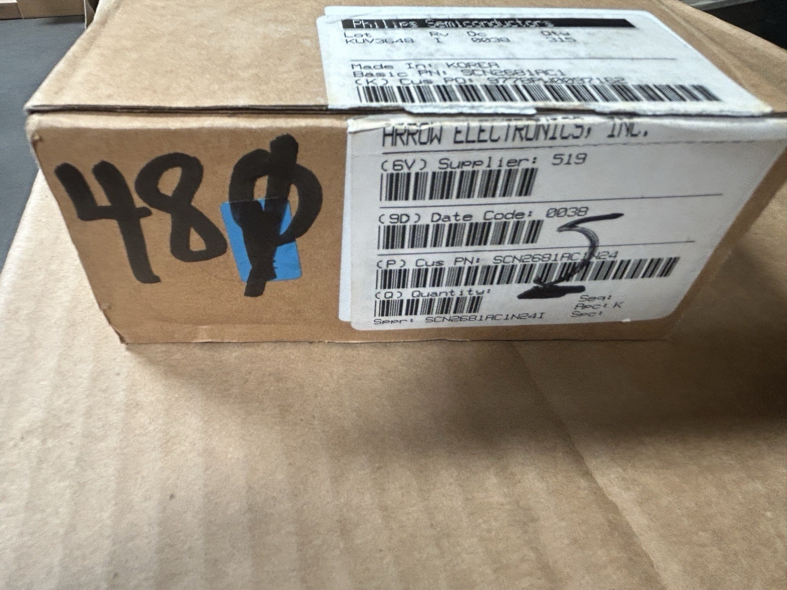 315 PHILLIPS SCN2681AC1N24 – Dual asynchronous receiver/transmitter (DUART)NEW