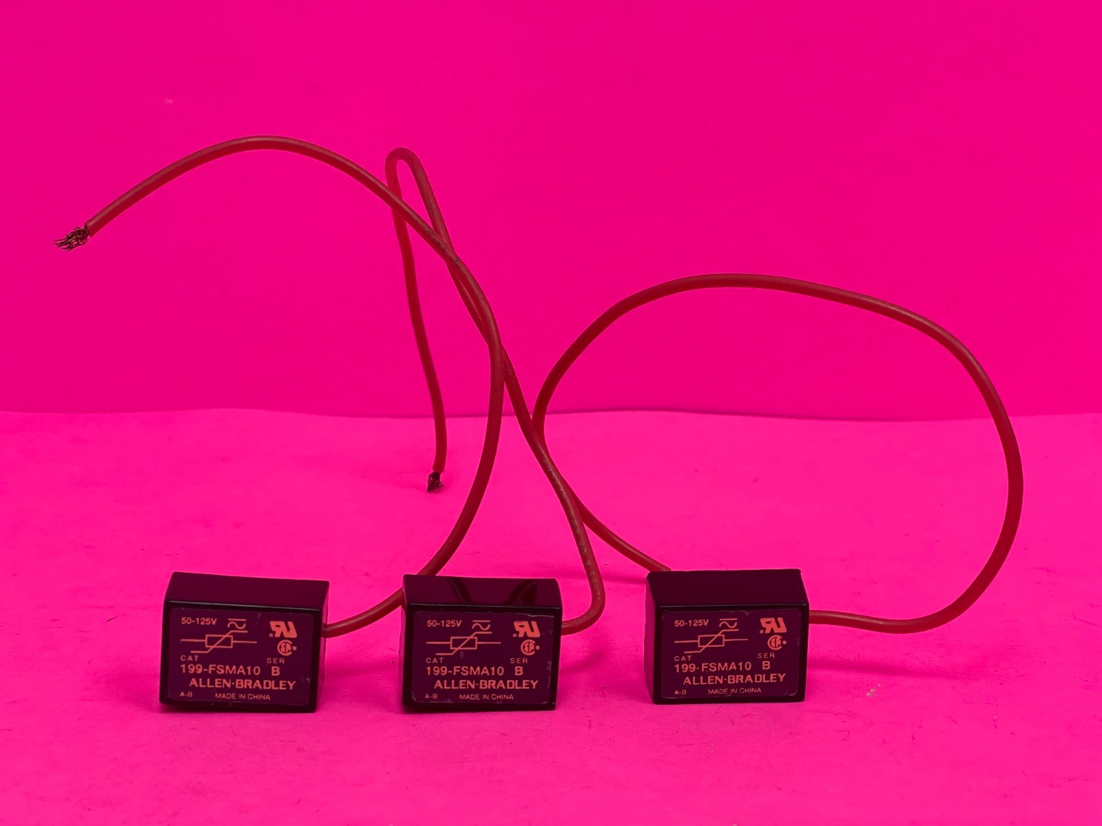 Allen-Bradley 199-FSMA10 Ser. B Surge Suppressor 50-125V [Lot of 3]