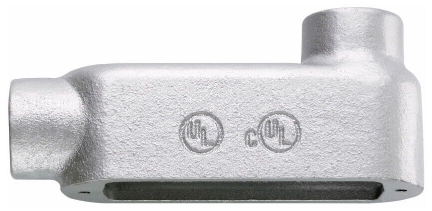 Crouse-Hinds LB400M, 4″, Iron, Form 5, 2-Hub, 90D, LB-Type, Conduit Body, 1pc