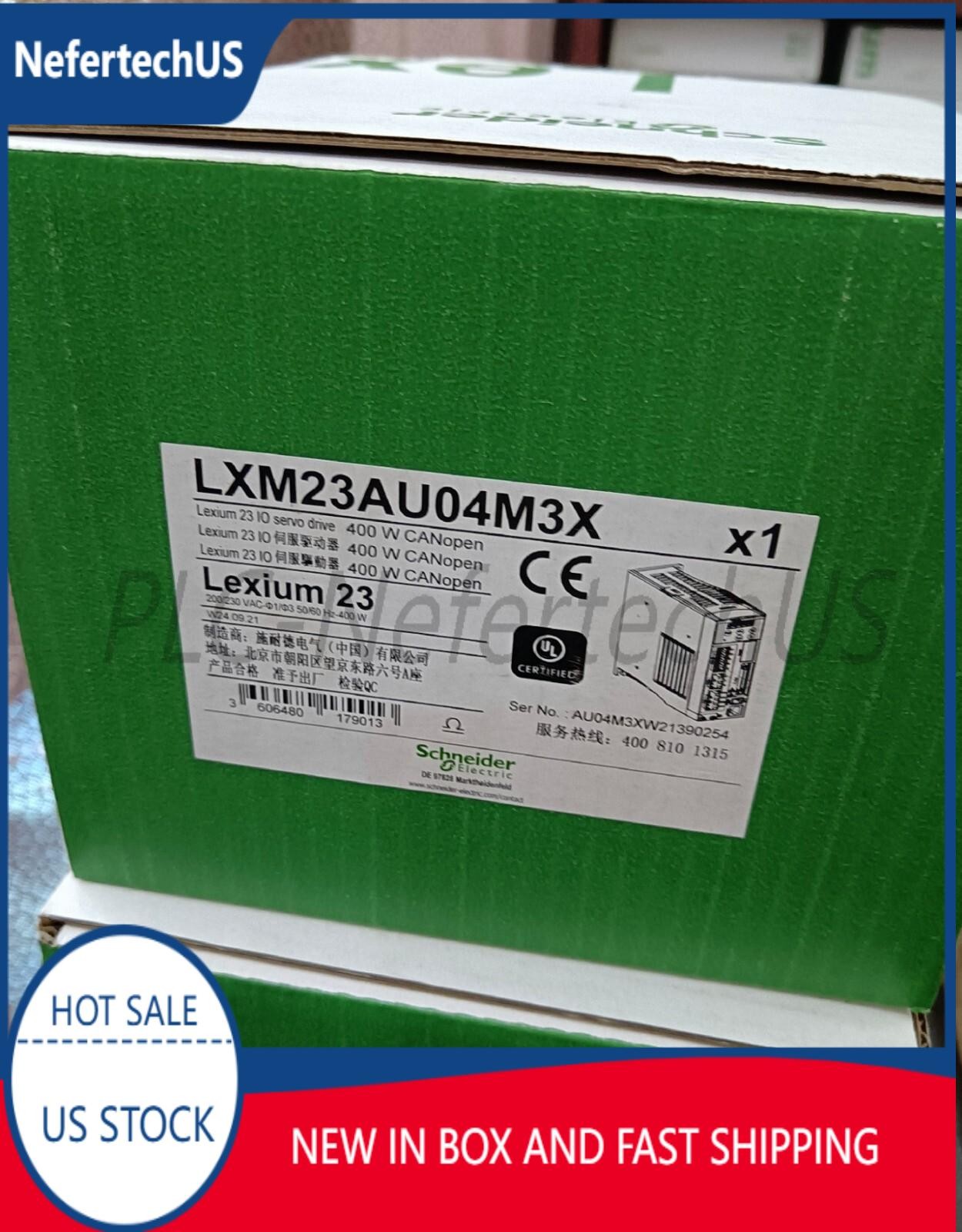 in Box Servo Drive LXM23AU04M3X Ship US Free TAX