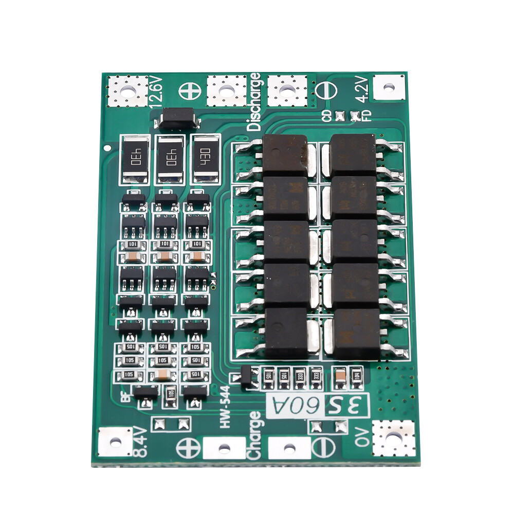 3S 13.6V 60A 18650 Li-ion Battery Charge PCB Protection Enhanced/Balanced Board