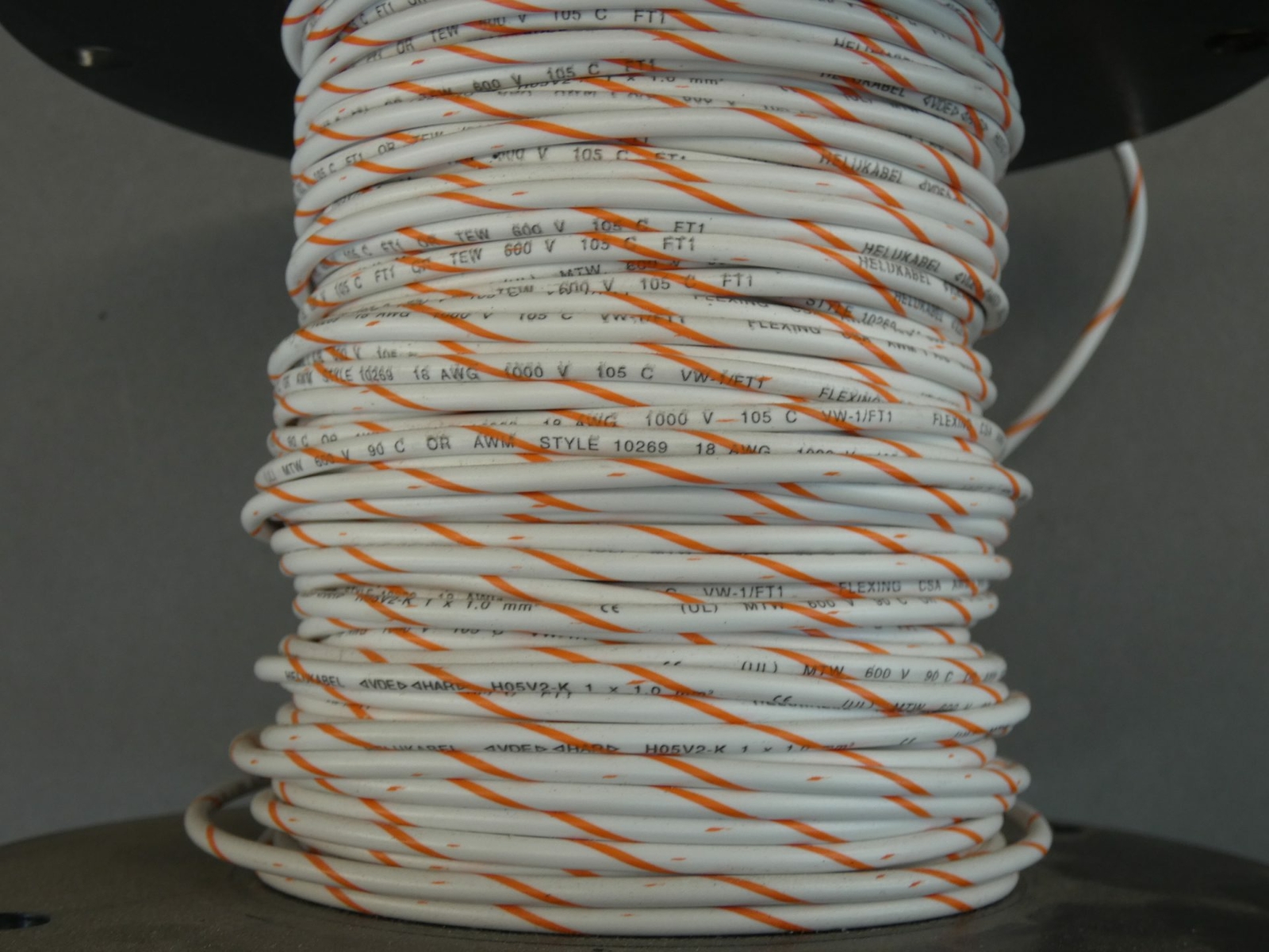 Allied UL Style 10269 Hook-up Wire 18 1 HARM CE/UL/CSA, Reel