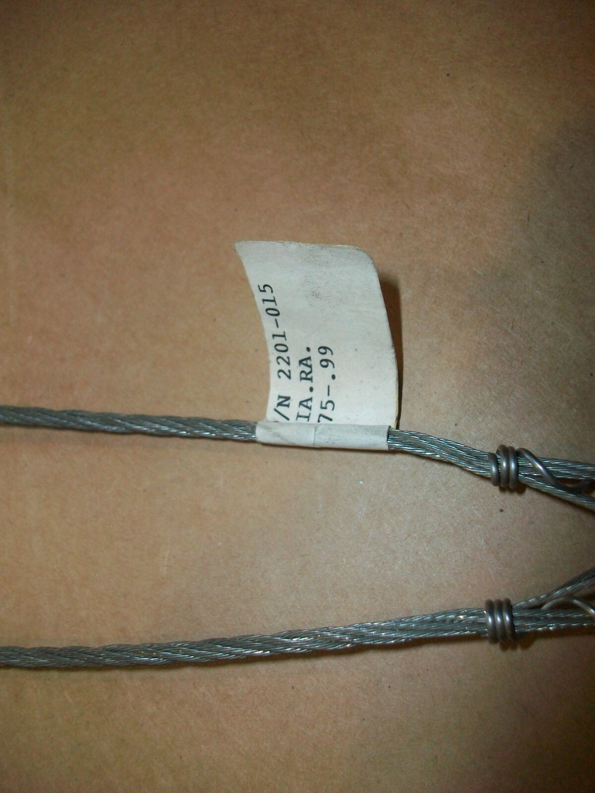 REMKE 2201-015 WIRE MESH CABLE GRIP SINGLE WEAVE .75-.99 NEW