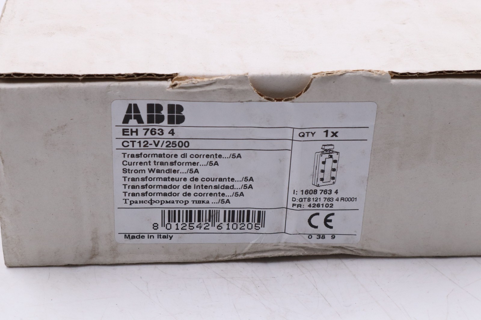ABB CT12-V/2500 MADE IN ITALY