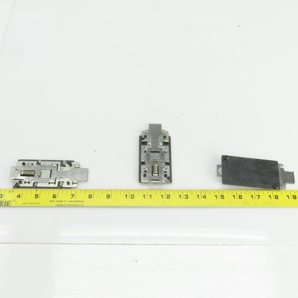 3-1/4″ x 1-7/8″ Din Rail Mounting Plate Lot Of 3