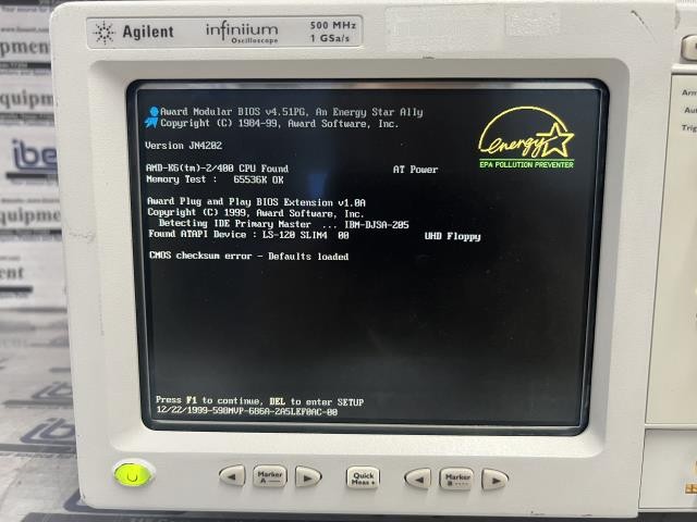 Agilent 54810A Infiniium Oscilloscope 500 MHz 1 GSa/s w/Warranty