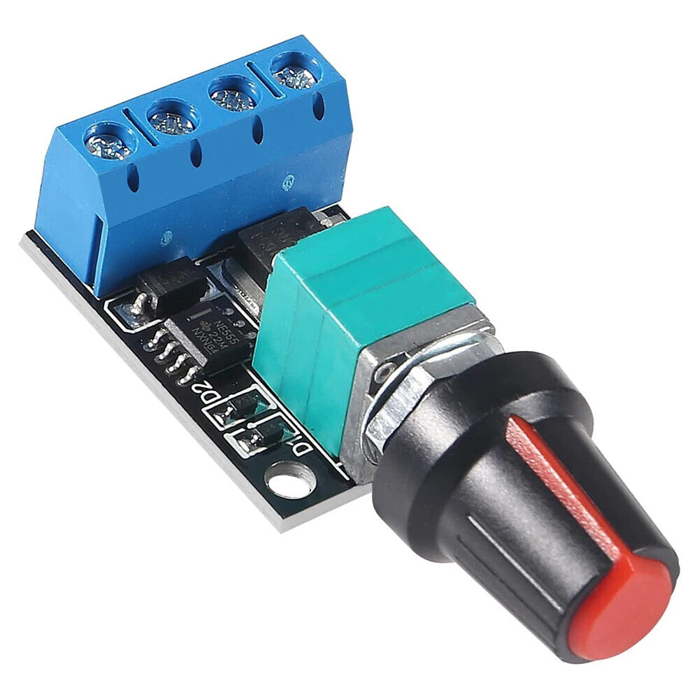5X DC Motor Speed Controller PWM Adjustable 5V-12V 10A LED Brightness Regulator