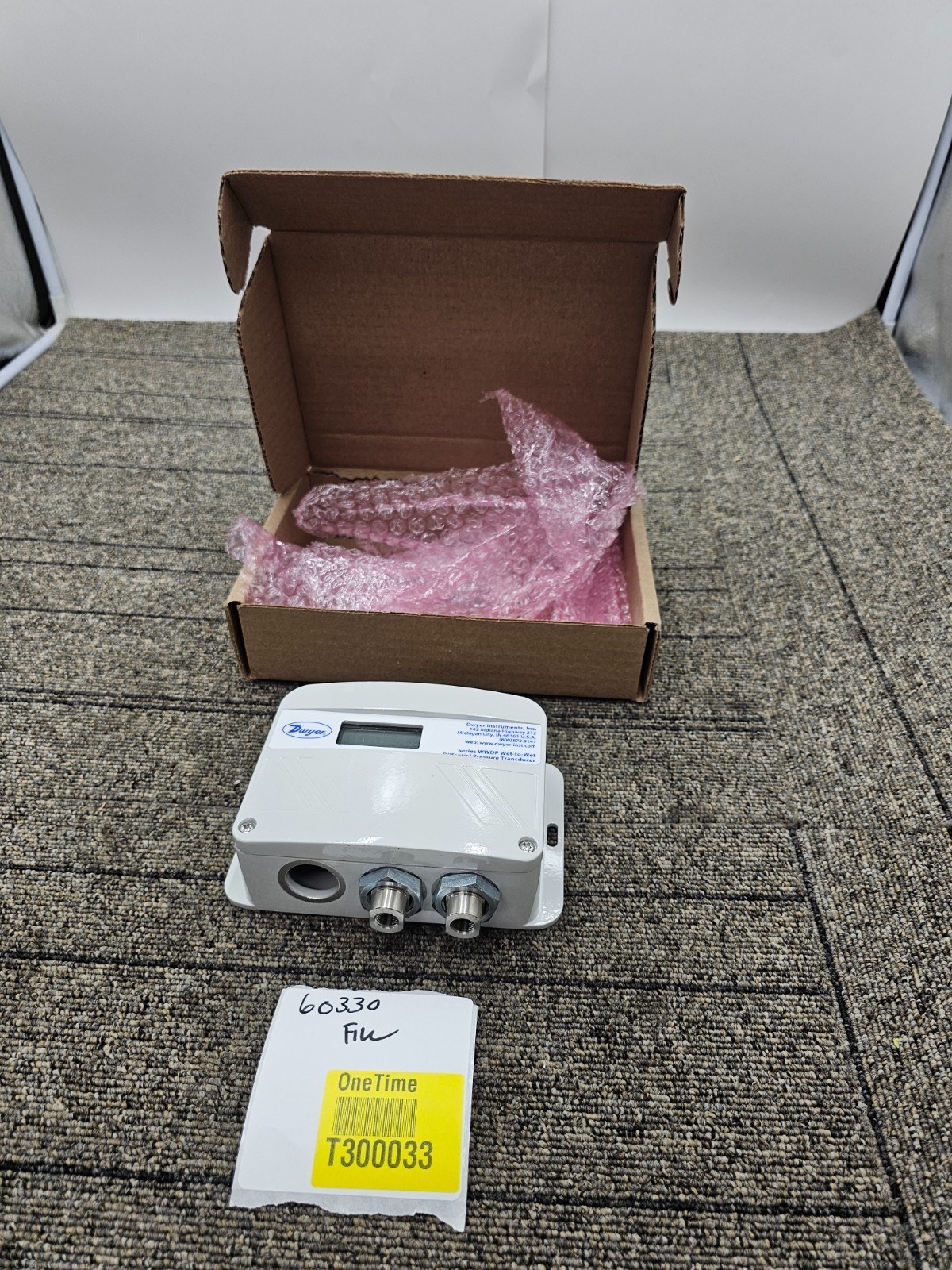 Dwyer WWDP-2-LCD Series-WWDP Wet-to-Wet Differential Pressure Transducer 100PSID