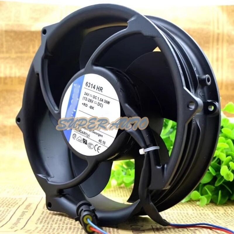1Pcs New 6314HR 24V Inverter Cooling Fan 36W