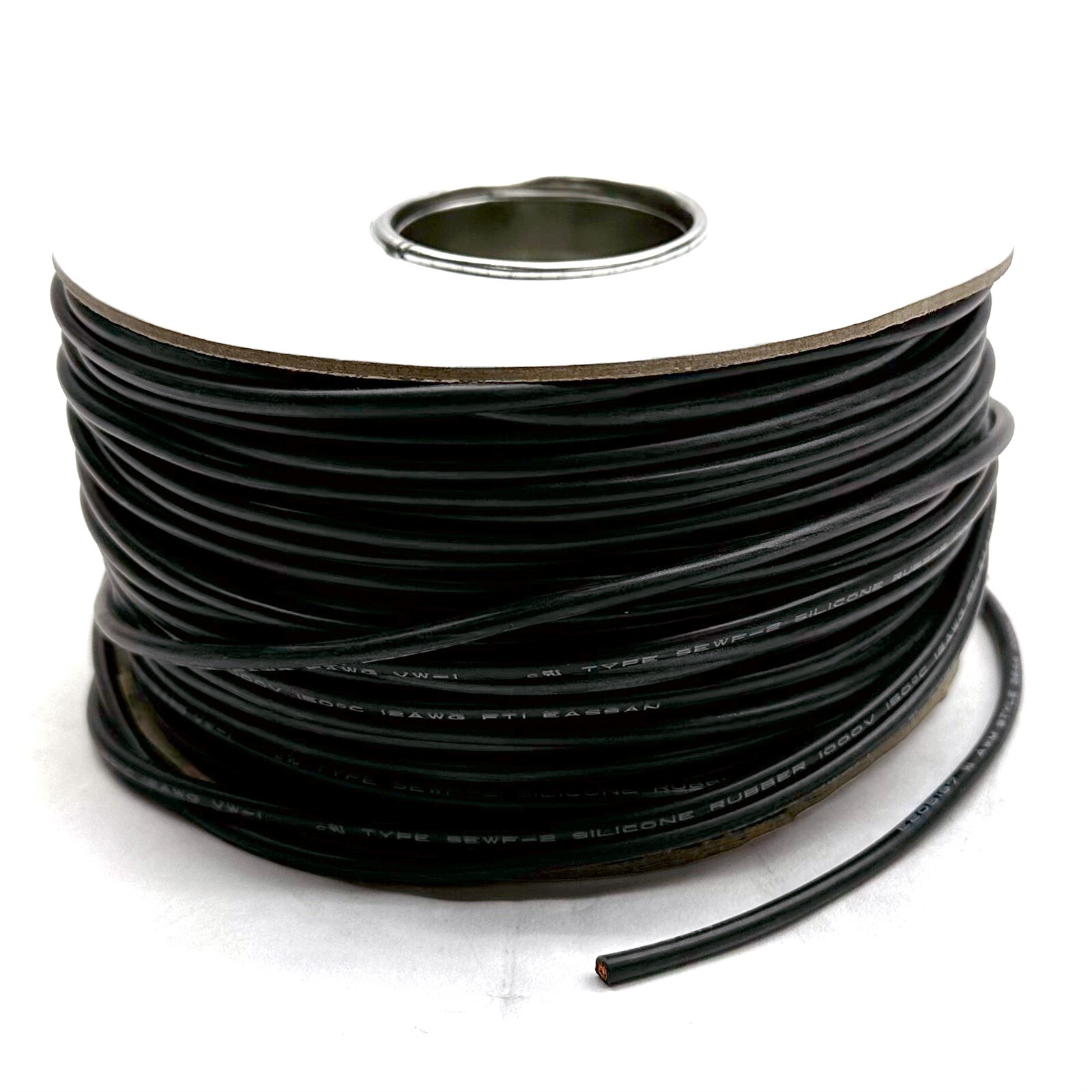 Eassan 12AWG Silicone Rubber Double Insulation Copper Wire BLACK E205197 6FT NEW