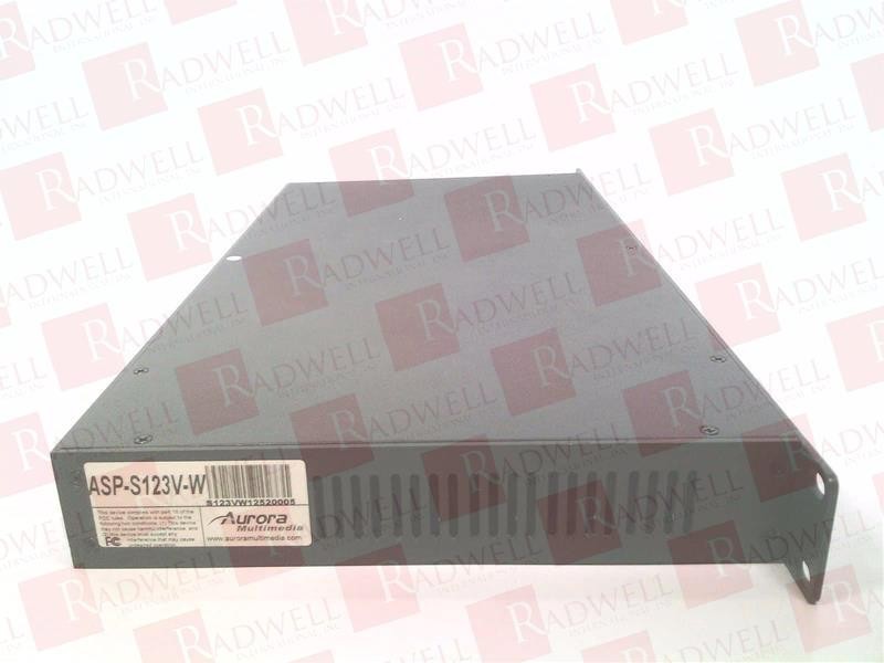 AURORA MULTIMEDIA ASP-S123V-W / ASPS123VW (NEW NO BOX)